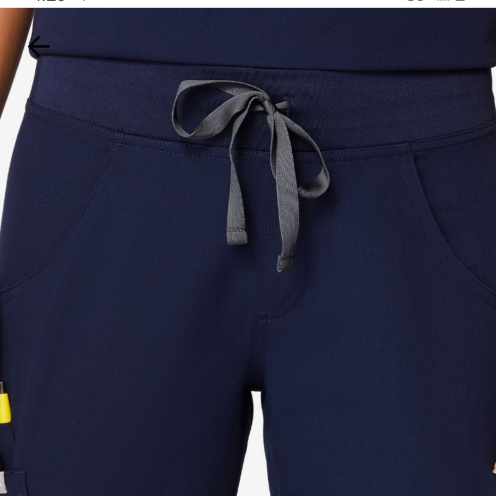 FIGS Navy Kade Cargo Scrub Pants